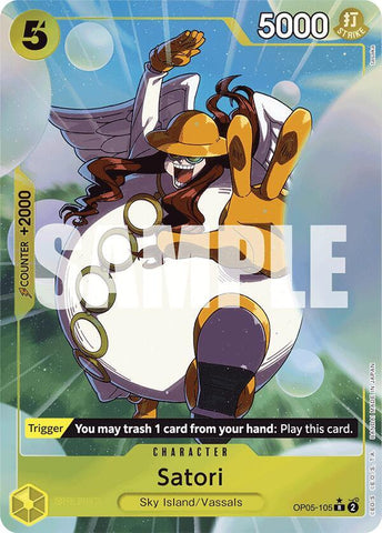 Satori (Alternate Art) - Foil (Premium Booster -The Best- [PRB-01])(OP05-105)(R)