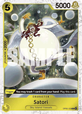 Satori (Jolly Roger Foil) - Foil (Premium Booster -The Best- [PRB-01])(OP05-105)(R)