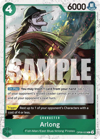 Arlong (Jolly Roger Foil) - Foil (Premium Booster -The Best- [PRB-01])(OP06-023)(R)