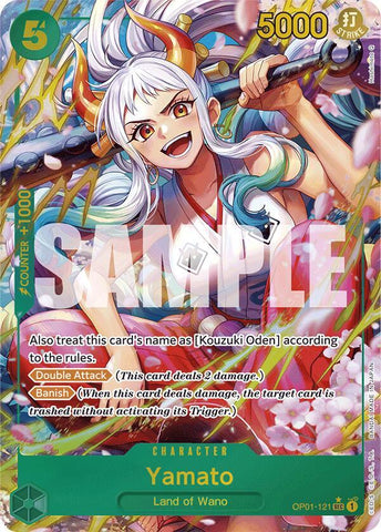 Yamato (OP01-121) (Alternate Art) - Foil (Premium Booster -The Best- [PRB-01])(OP01-121)(SEC)