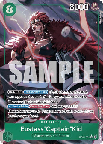 Eustass"Captain"Kid (OP01-051) (Alternate Art) - Foil (Premium Booster -The Best- [PRB-01])(OP01-051)(SR)