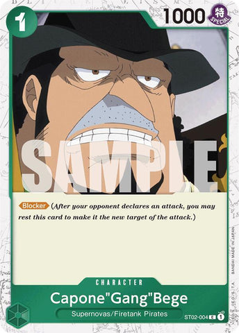 Capone"Gang"Bege (ST02-004) (Jolly Roger Foil) - Foil (Premium Booster -The Best- [PRB-01])(ST02-004)(C)