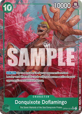 Donquixote Doflamingo (Alternate Art) - Foil (Premium Booster -The Best- [PRB-01])(OP04-031)(SR)
