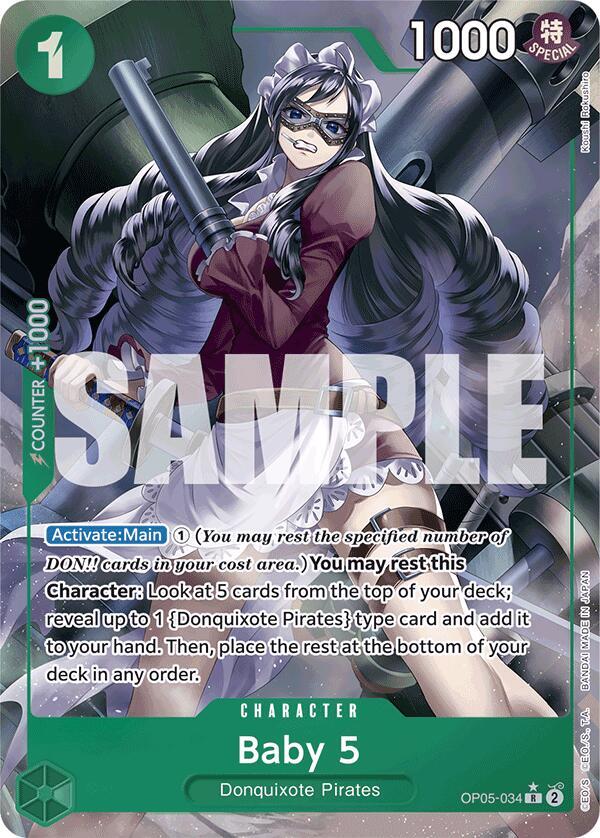 Baby 5 (OP05-034) (Full Art) - Foil (Premium Booster -The Best- [PRB-01])(OP05-034)(R)