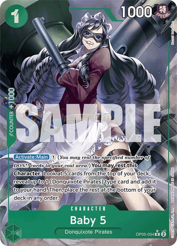 Baby 5 (OP05-034) (Full Art) - Foil (Premium Booster -The Best- [PRB-01])(OP05-034)(R)