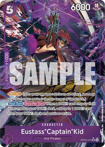Eustass"Captain"Kid (OP05-074) (Alternate Art) - Foil (Premium Booster -The Best- [PRB-01])(OP05-074)(SR)