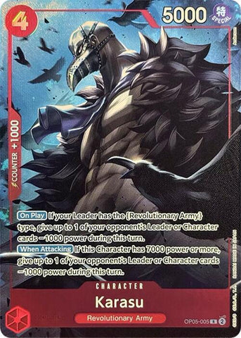 Karasu [Premium Card Collection -Best Selection Vol. 2-] [Foil] (One Piece Promotion Cards)(OP05-005)(R)