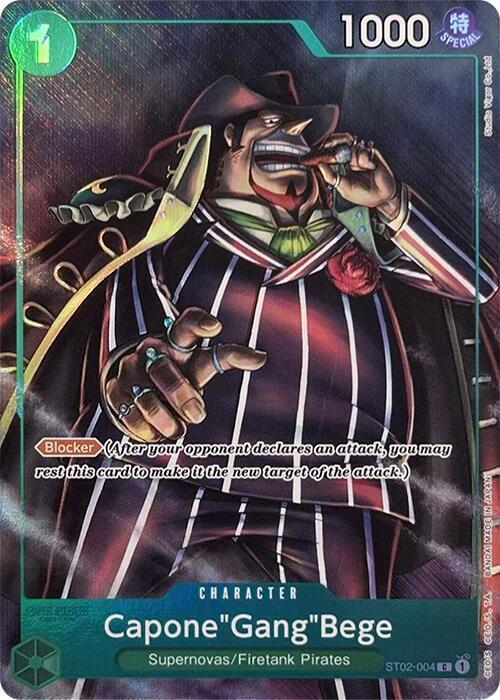 Capone"Gang"Bege [Premium Card Collection -Best Selection Vol. 2-] [Foil] (One Piece Promotion Cards)(ST02-004)(C)