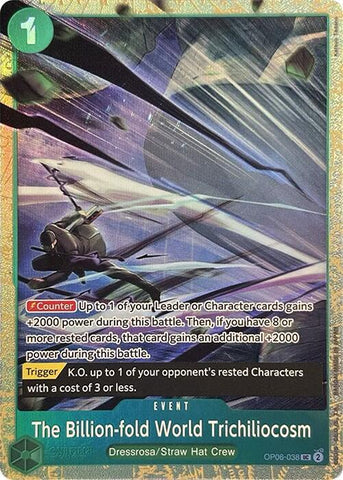 The Billion-fold World Trichiliocosm [Premium Card Collection -Best Selection Vol. 2-] [Foil] (One Piece Promotion Cards)(OP06-038)(UC)