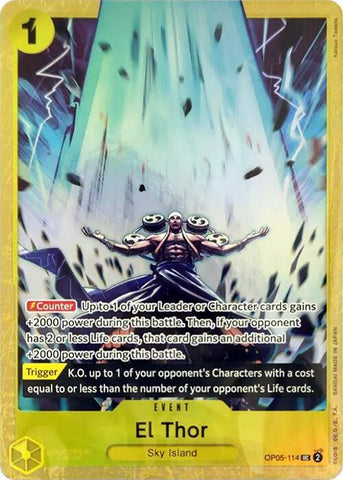 El Thor [Premium Card Collection -Best Selection Vol. 2-] [Foil] (One Piece Promotion Cards)(OP05-114)(UC)