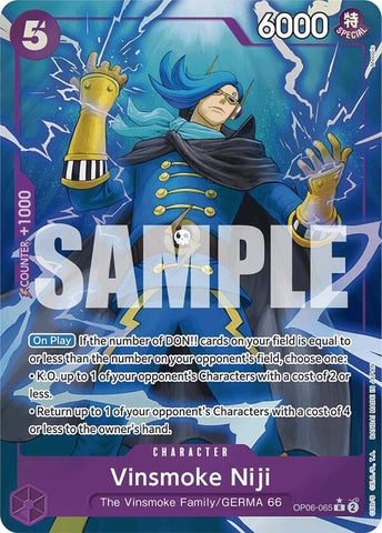 Vinsmoke Niji (OP06-065) (Full Art) - Foil (Premium Booster -The Best- [PRB-01])(OP06-065)(R)