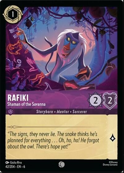 Rafiki - Shaman of the Savanna (Azurite Sea)(6-042/204)(C)
