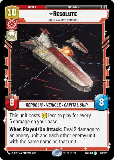 Resolute, Under Anakin's Command (Twilight of the Republic)(TWI-151/257)(L)