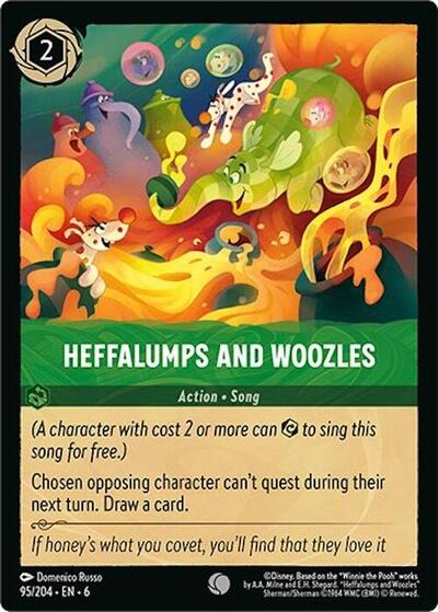 Heffalumps and Woozles - Cold Foil (Azurite Sea)(6-095/204)(C)