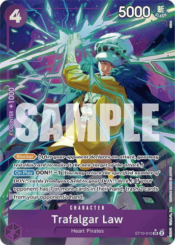 Trafalgar Law (ST10-010) (Alternate Art) - Foil (Premium Booster -The Best- [PRB-01])(ST10-010)(SR)