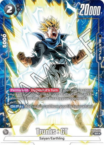 Trunks : GT [114] [Alternate Art] [Foil] (FB04-114)(SR)