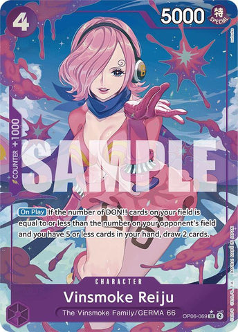 Vinsmoke Reiju (OP06-069) (Alternate Art) - Foil (Premium Booster -The Best- [PRB-01])(OP06-069)(SR)