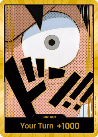 DON!! Card (Luffy) (Gold) [Premium Booster -The Best-]