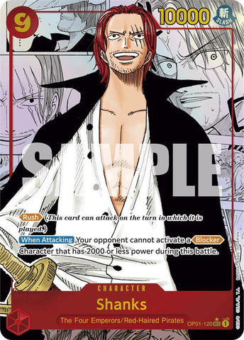 Shanks (Manga) - Foil (Premium Booster -The Best- [PRB-01])(OP01-120)(SEC)