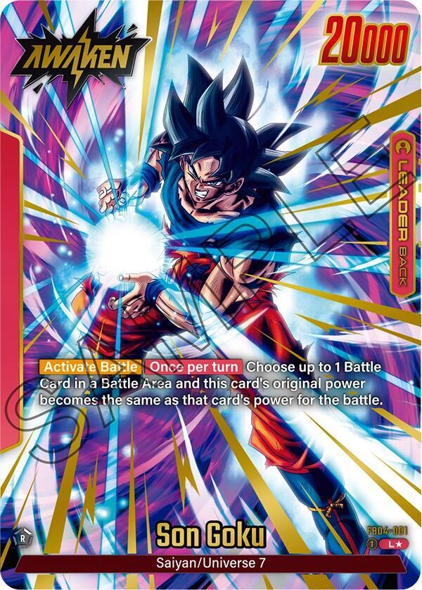 Son Goku [001] [Alternate Art] [Foil] (FB04-001)(L)