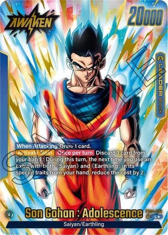 Son Gohan : Adolescence [026] [Alternate Art] [Foil] (FB04-026)(L)
