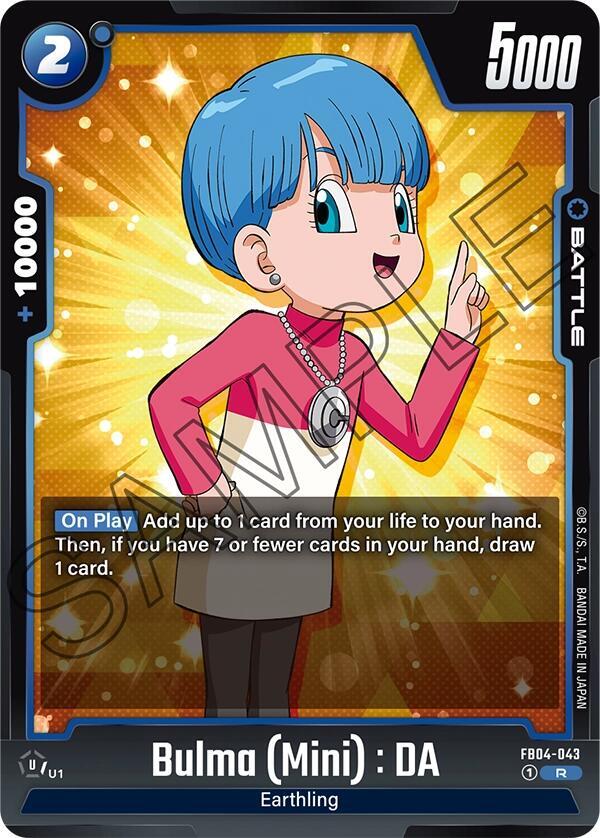 Bulma (Mini) : DA [Foil] (FB04-043)(R)