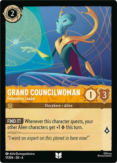 Grand Councilwoman - Federation Leader (Azurite Sea)(6-017/204)(U)