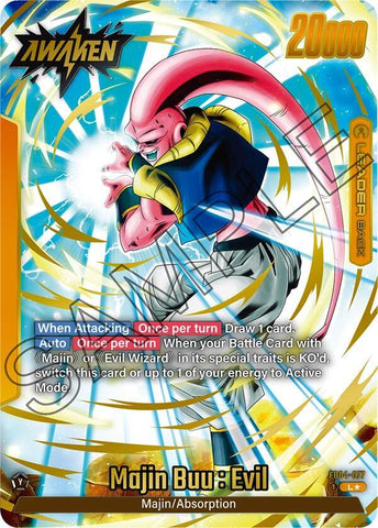 Majin Buu : Evil [077] [Alternate Art] [Foil] (FB04-077)(L)