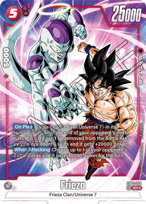 Frieza [Alternate Art] [Foil] (FB04-018)(SR)