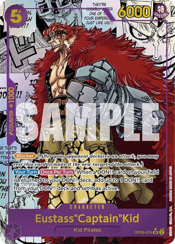 Eustass"Captain"Kid (OP05-074) (Manga) - Foil (Premium Booster -The Best- [PRB-01])(OP05-074)(SR)