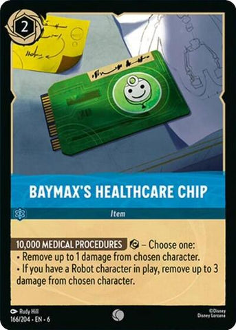Baymax's Healthcare Chip (Azurite Sea)(6-166/204)(C)