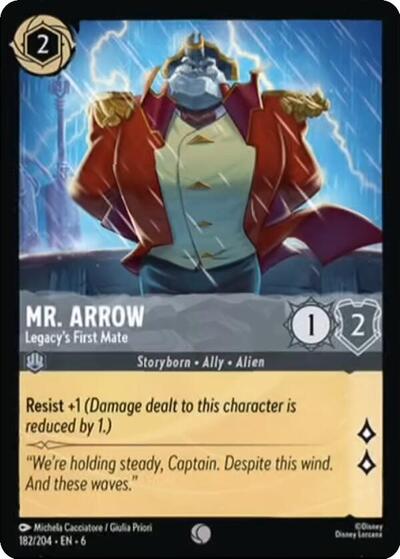 Mr. Arrow - Legacy's First Mate (Azurite Sea)(6-182/204)(C)