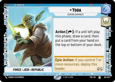 Yoda, Sensing Darkness (Twilight of the Republic)(TWI-004/257)(R)