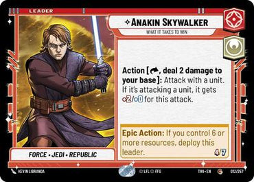 Anakin Skywalker, What it Takes to Win (Twilight of the Republic)(TWI-012/257)(C)
