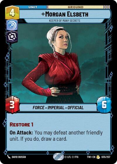 Morgan Elsbeth, Keeper of Many Secrets (Twilight of the Republic)(TWI-035/257)(R)