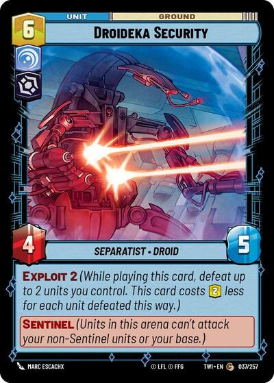Droideka Security - Foil (Twilight of the Republic)(TWI-037/257)(C)