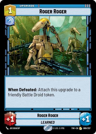 Roger Roger - Foil (Twilight of the Republic)(TWI-069/257)(R)