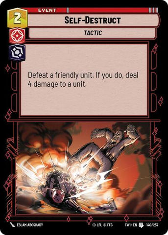 Self-Destruct (Twilight of the Republic)(TWI-140/257)(U)