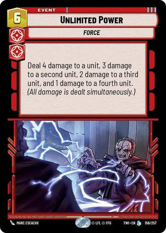 Unlimited Power (Twilight of the Republic)(TWI-156/257)(L)