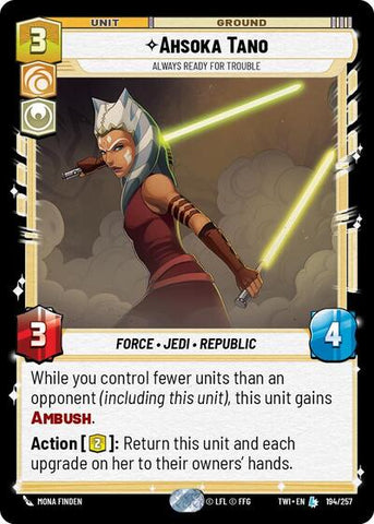 Ahsoka Tano, Always Ready For Trouble (Twilight of the Republic)(TWI-194/257)(L)