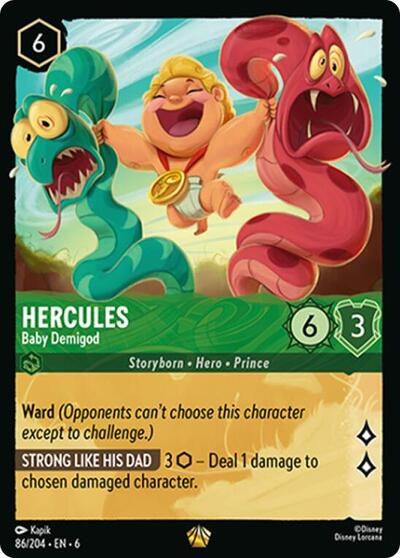 Hercules - Baby Demigod (Azurite Sea)(6-086/204)(L)