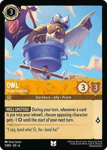 Owl - Pirate Lookout (Azurite Sea)(6-001/204)(U)
