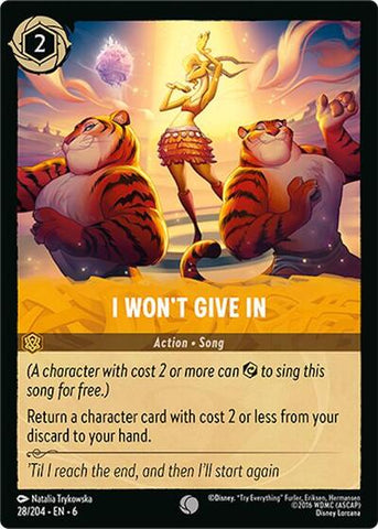 I Won't Give In (Azurite Sea)(6-028/204)(C)