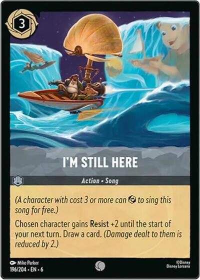 I'm Still Here - Cold Foil (Azurite Sea)(6-196/204)(C)
