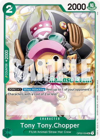 Tony Tony.Chopper [ST15 - ST20 Release Event Winner Pack] [Foil] (One Piece Promotion Cards)(OP02-034)(UC)