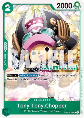 Tony Tony.Chopper [ST15 - ST20 Release Event Pack] (One Piece Promotion Cards)(OP02-034)(UC)