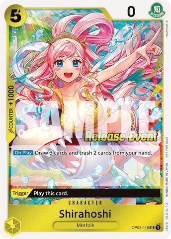Shirahoshi [ST15 - ST20 Release Event Winner Pack] [Foil] (One Piece Promotion Cards)(OP03-116)(UC)