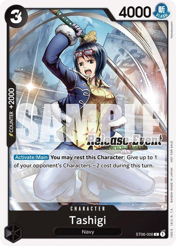 Tashigi [ST15 - ST20 Release Event Pack] (One Piece Promotion Cards)(ST06-006)(C)