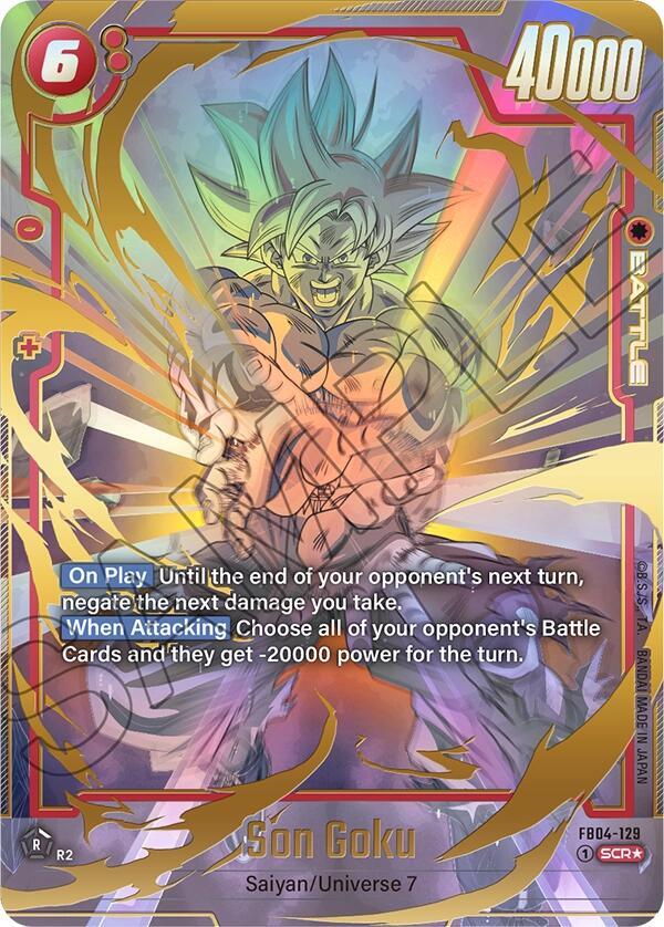 Son Goku [129] [Alternate Art] [Foil] (FB04-129)(SCR)