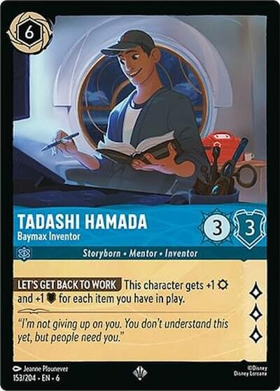 Tadashi Hamada - Baymax Inventor (Azurite Sea)(6-153/204)(SR)